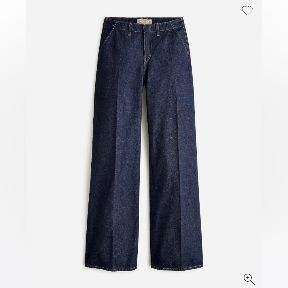 NWOT JCrew Puddle Jeans in Rinse Wash Size 29